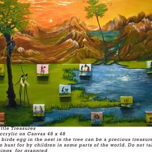 Little Treasures 48 X 48 inc