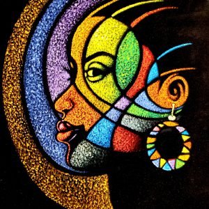 Velvet Multicolored earring