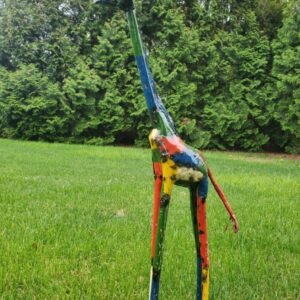 Metal Giraffe for Home or Garden