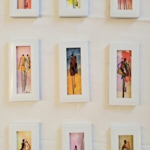 Sample Assorted 2X6 Stick Figure Paintings